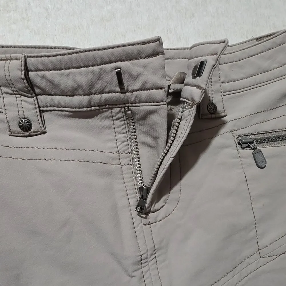Athleta Taupe Mini Skirt with Zip Pockets SIZE 6
